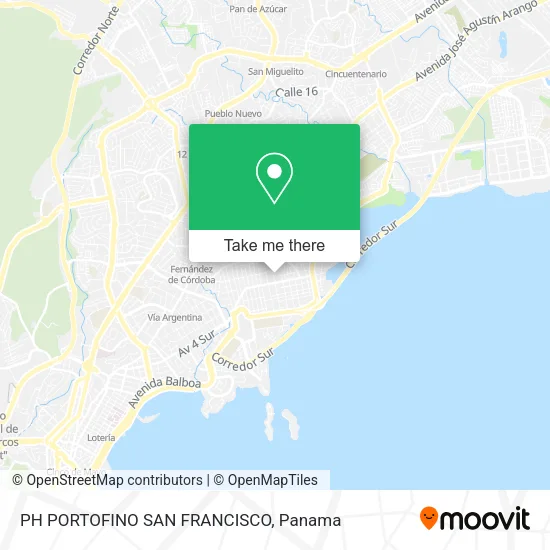 PH PORTOFINO  SAN FRANCISCO map