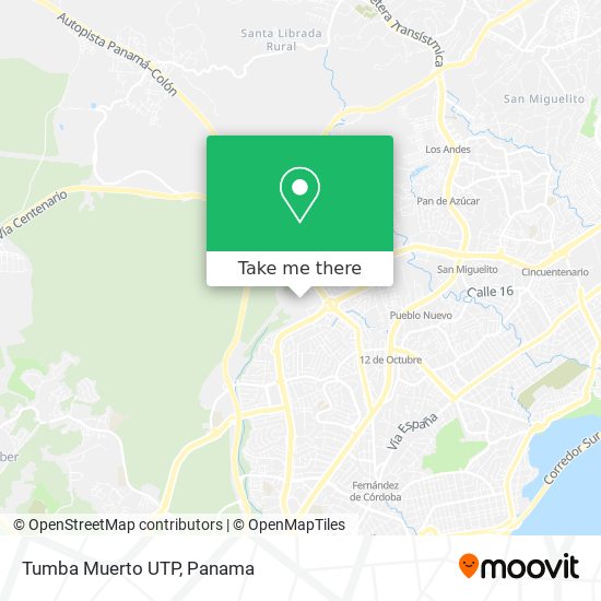 Tumba Muerto UTP map