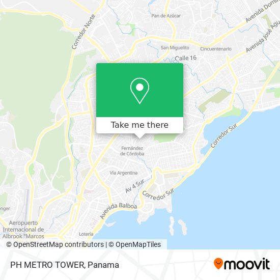 PH METRO TOWER map
