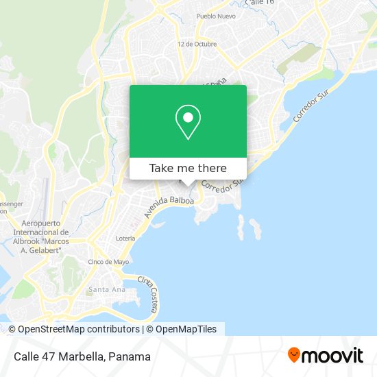 Calle 47  Marbella map