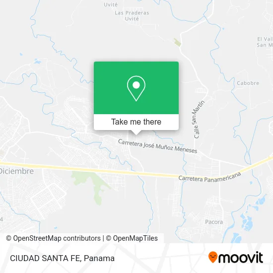 Mapa de CIUDAD SANTA FE