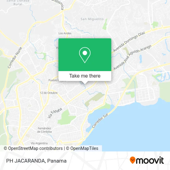 Mapa de PH JACARANDA