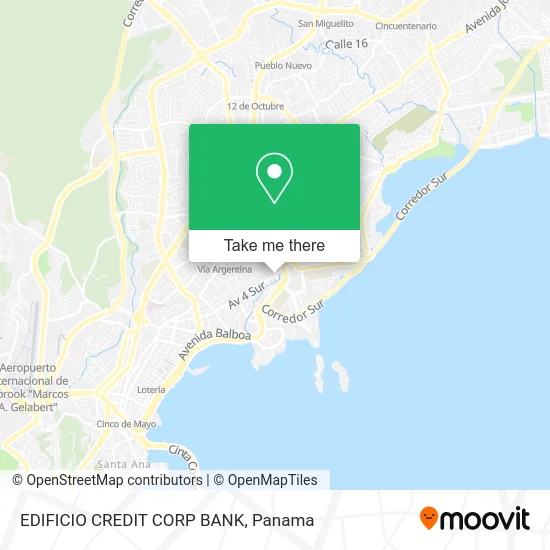 EDIFICIO CREDIT CORP BANK map