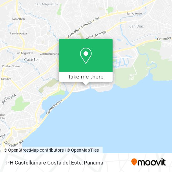 PH Castellamare  Costa del Este map