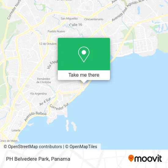 Mapa de PH Belvedere Park