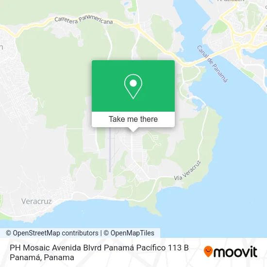 PH Mosaic Avenida Blvrd Panamá Pacífico 113 B  Panamá map