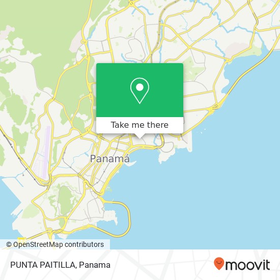 PUNTA PAITILLA map