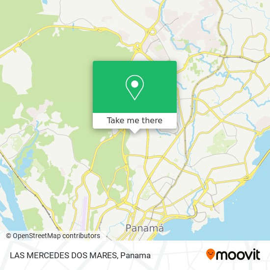 LAS MERCEDES DOS MARES map