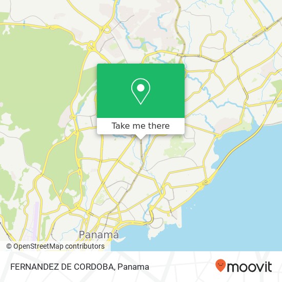 FERNANDEZ DE CORDOBA map