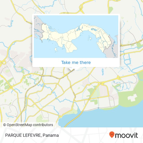 PARQUE LEFEVRE map