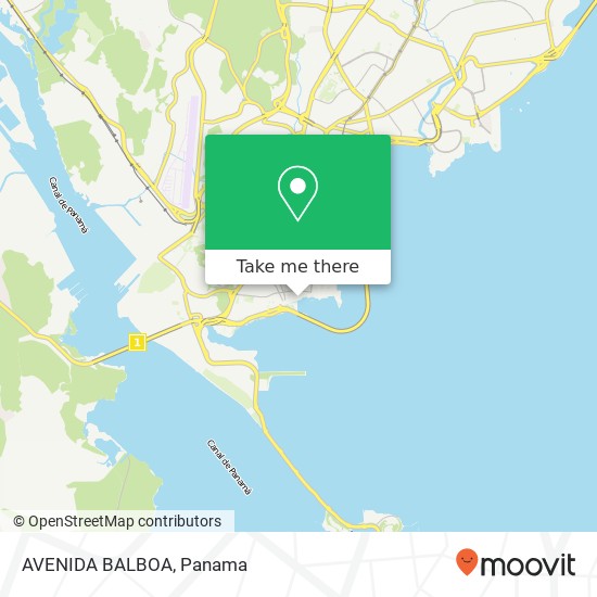AVENIDA BALBOA map