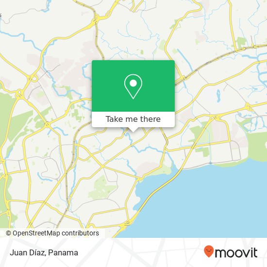 Juan Díaz map