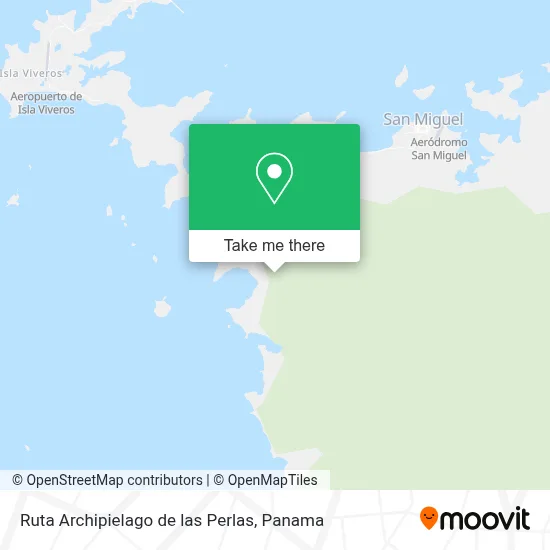 Ruta Archipielago de las Perlas map