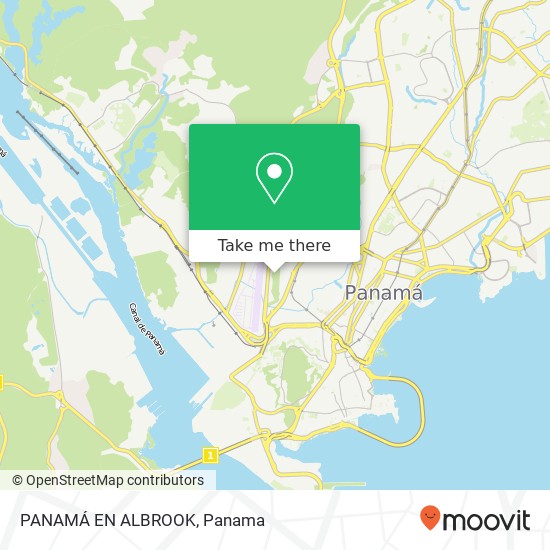 PANAMÁ EN ALBROOK map