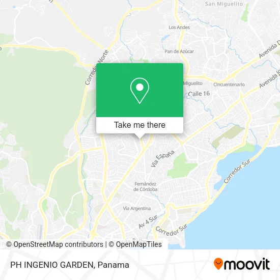 Mapa de PH INGENIO GARDEN