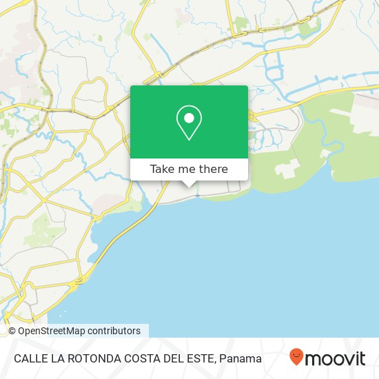 CALLE LA ROTONDA COSTA DEL ESTE map
