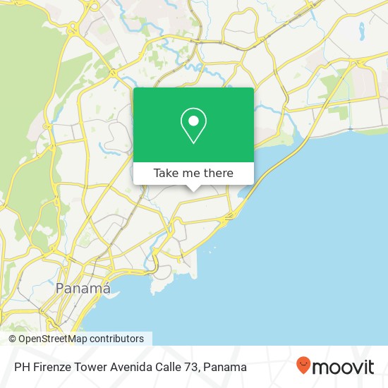 Mapa de PH Firenze Tower Avenida Calle 73