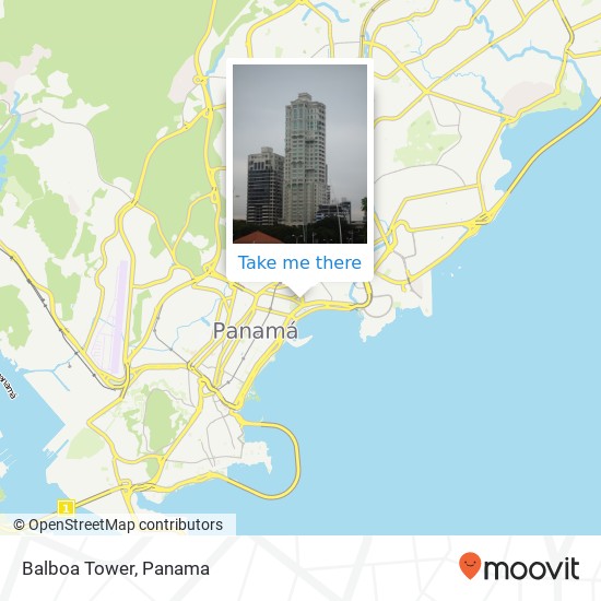 Balboa Tower map