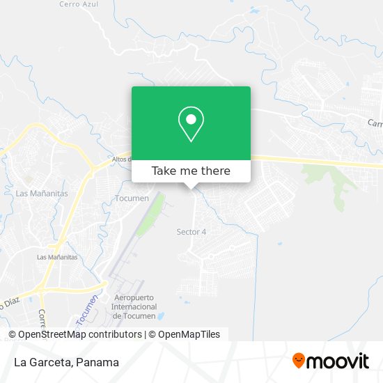 La Garceta map