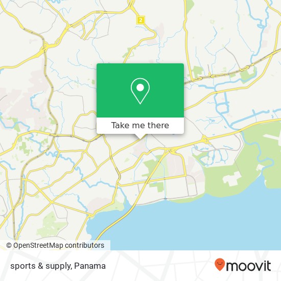 sports & supply map