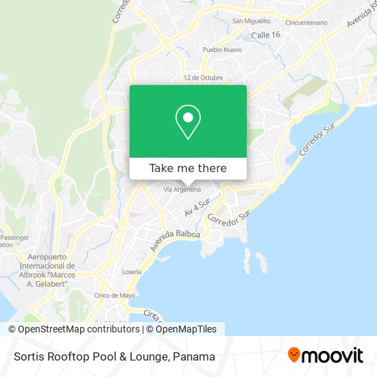 Sortis Rooftop Pool & Lounge map