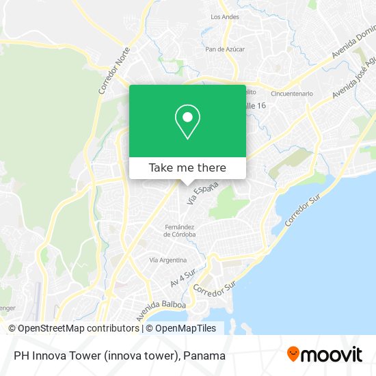 PH Innova Tower (innova tower) map