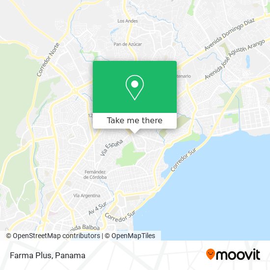 Farma Plus map