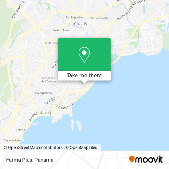 Farma Plus map