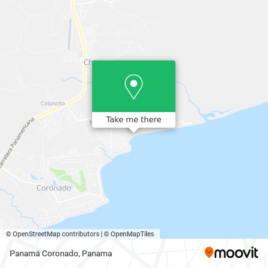 Panamá   Coronado map