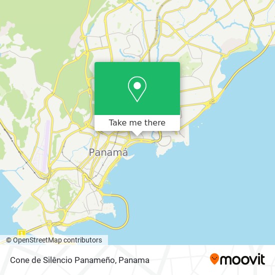Cone de Silêncio Panameño map