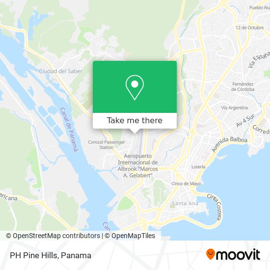 PH Pine Hills map
