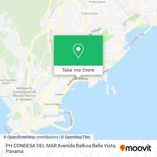 PH CONDESA DEL MAR  Avenida Balboa  Bella Vista map
