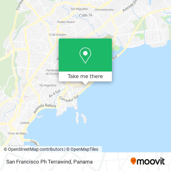 San Francisco  Ph Terrawind map