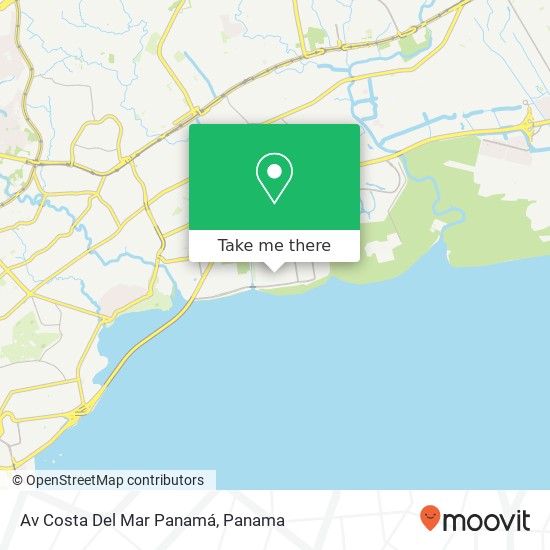 Av  Costa Del Mar  Panamá map