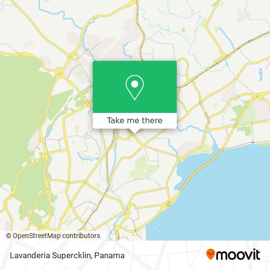 Lavanderia Supercklin map