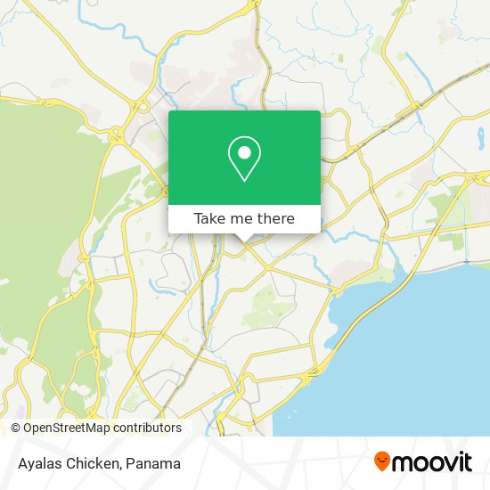 Mapa de Ayalas Chicken