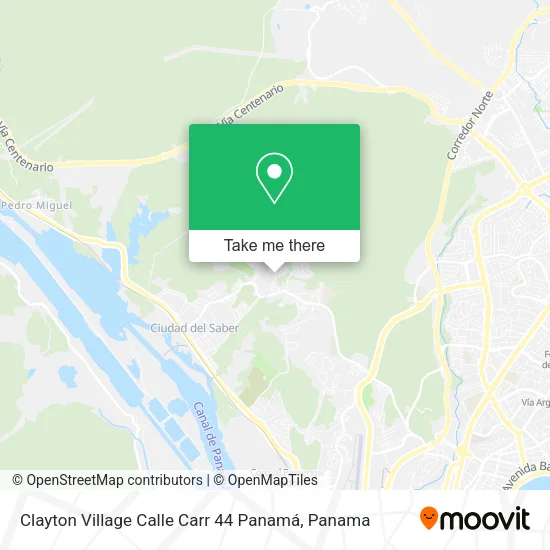 Clayton Village Calle Carr 44  Panamá map