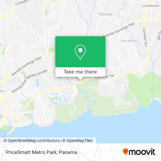 PriceSmart Metro Park map