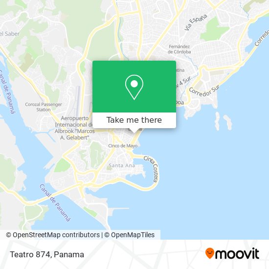 Teatro 874 map