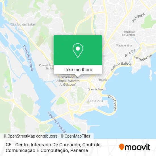 Mapa de C5 - Centro Integrado De Comando, Controle, Comunicação E Computação