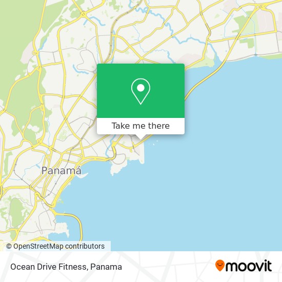 Ocean Drive Fitness map