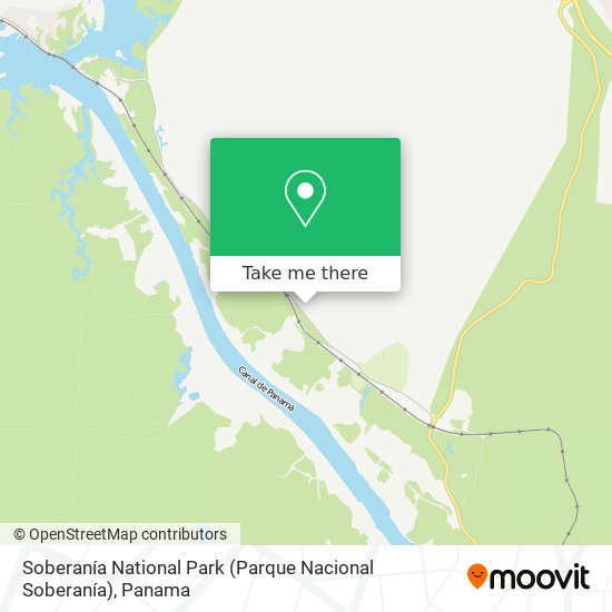 Soberanía National Park (Parque Nacional Soberanía) map