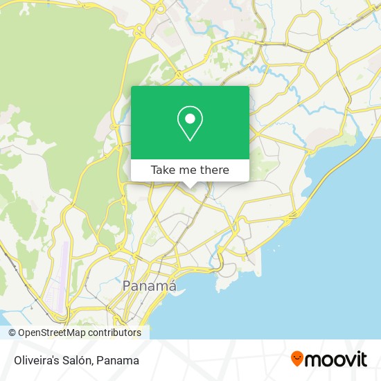 Oliveira's Salón map