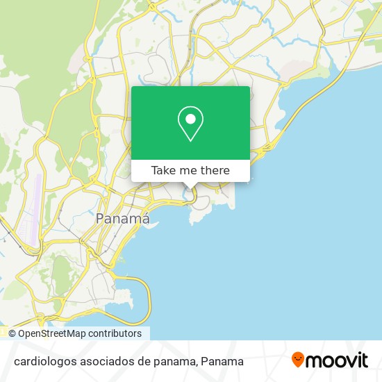 cardiologos asociados de panama map