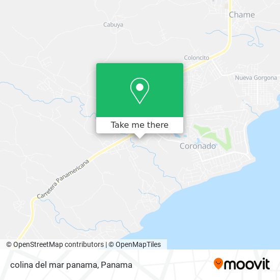 colina del mar panama map
