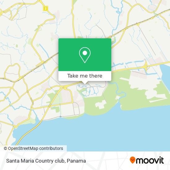 Santa Maria Country club map