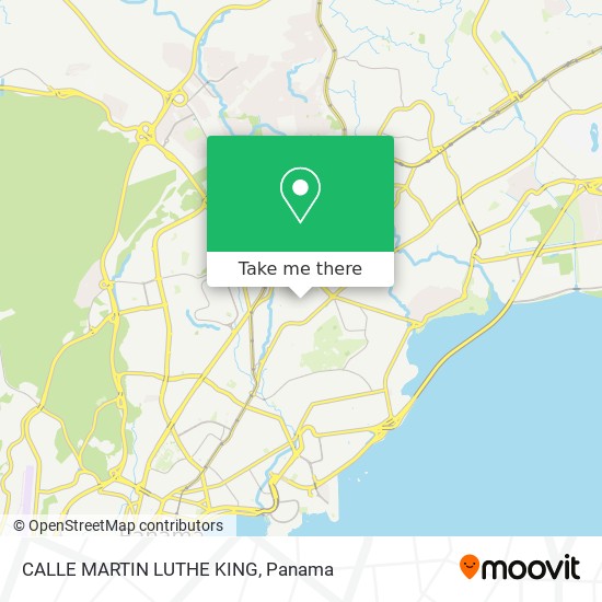 CALLE MARTIN LUTHE KING map