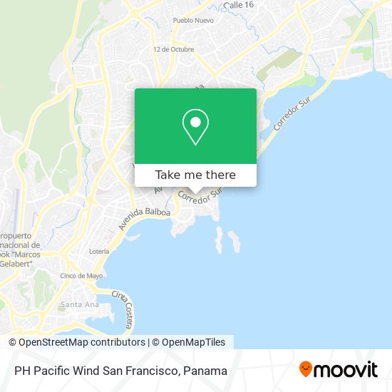 PH Pacific Wind San Francisco map