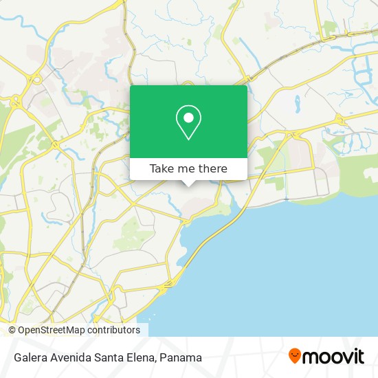 Galera Avenida Santa Elena map