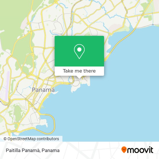 Paitilla  Panamà map